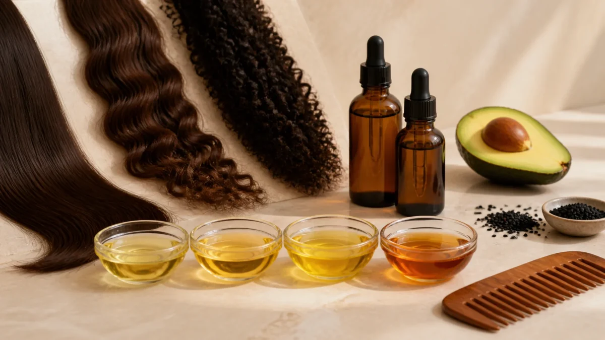 Quelle huile végétale choisir pour les cheveux ?